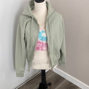 Brandy Melville Light Green Jacket One Size